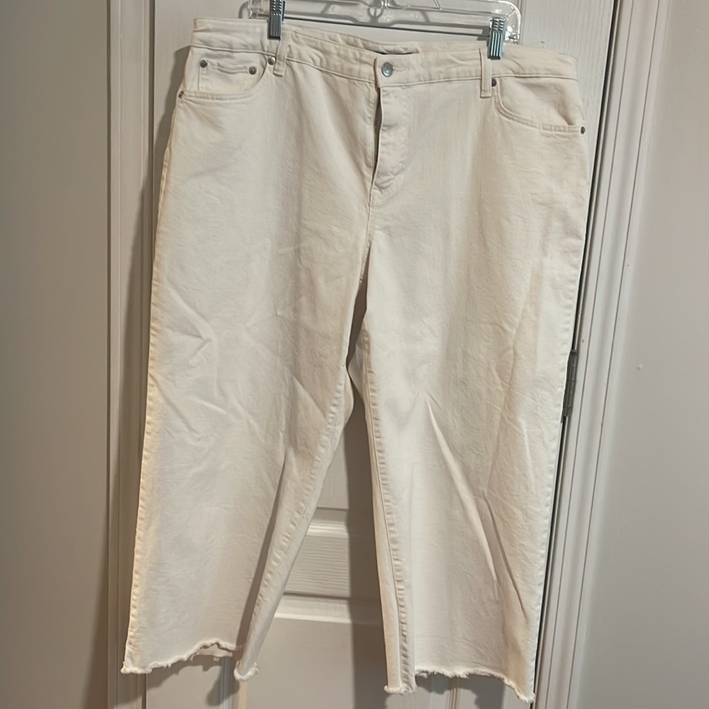 Lauren Ralph Lauren Wide Legged Crops